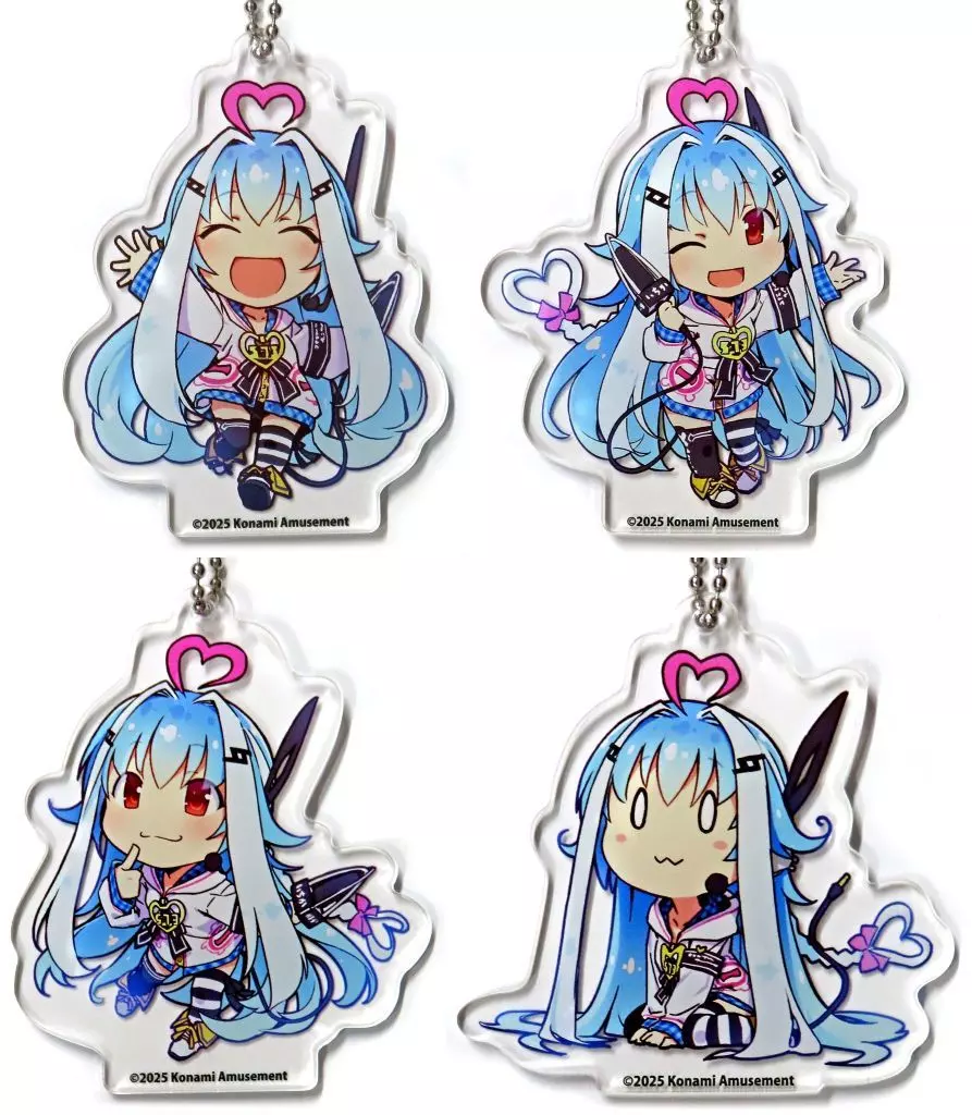 駿河屋 -<中古>全4種セット ミニアクリルキーホルダー 「コナミ