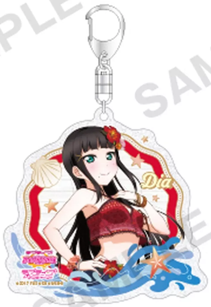 黒澤ダイヤ 「ラブライブ!スクールアイドルフェスティバル トレーディングきらりんアクリル Aqours 水着ver.」