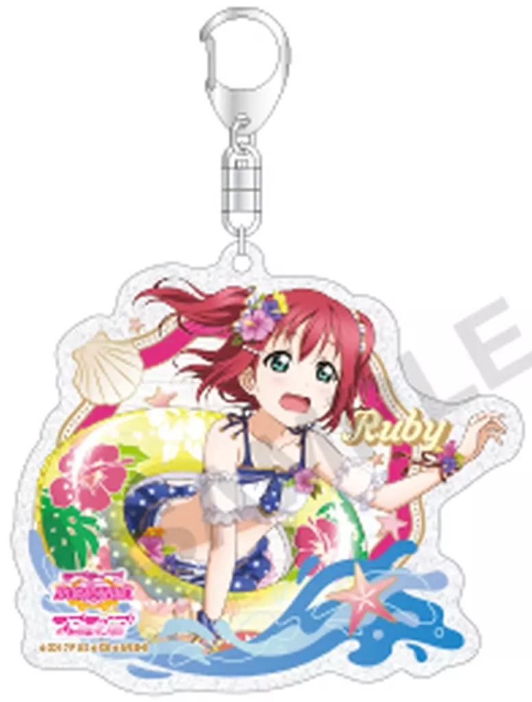 黒澤ルビィ 「ラブライブ!スクールアイドルフェスティバル トレーディングきらりんアクリル Aqours 水着ver.」