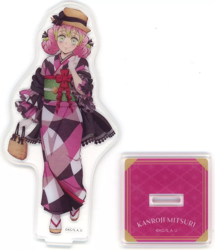 鬼滅の刃　柱イベント　柱稽古編　バストアップアクリルパネル　甘露寺蜜璃 鬼滅の刃 柱イベント開幕企画 柱稽古編KVアナザーカット バストアップ