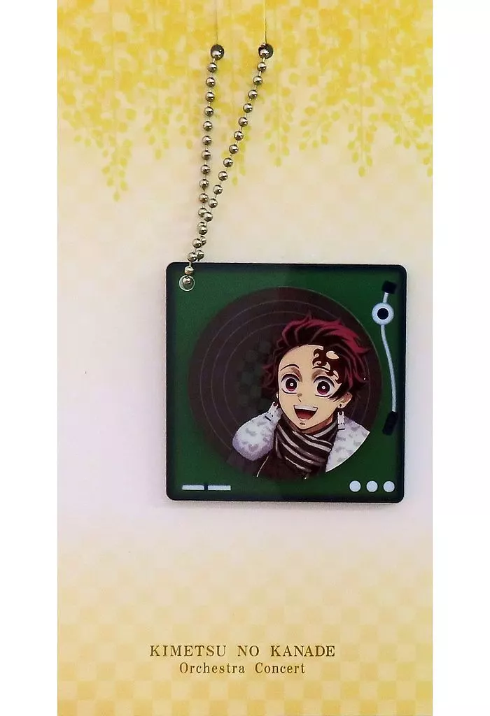 竈門炭治郎 レコードプレイヤー型アクリルチャーム 「鬼滅の刃 オーケストラコンサート ～鬼滅の奏～ 柱稽古編 / 鬼滅の宴 -柱稽古編-」（レコードパーツが分離している状態）