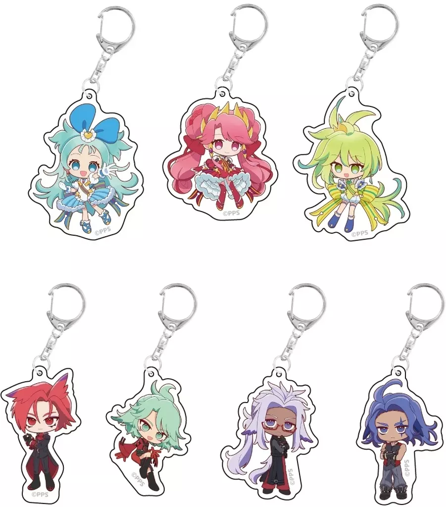 全7種セット 「プリンセッション・オーケストラ トレーディングアクリル 」