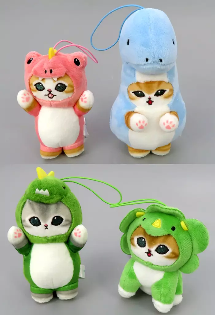 全4種セット かいじゅうにゃんマスコット 「mofusand」