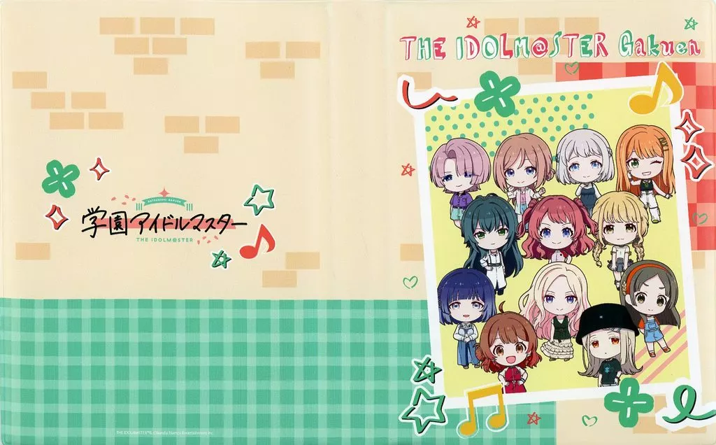 集合 プレミアムポストカードホルダー 01/ストリートファッションver.(ミニキャライラスト) 「学園アイドルマスター」