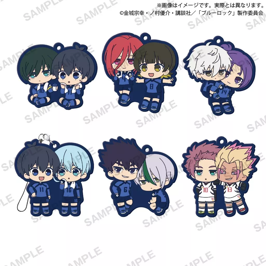 全6種セット 「ブルーロック カプセルラバー デュオコレ」