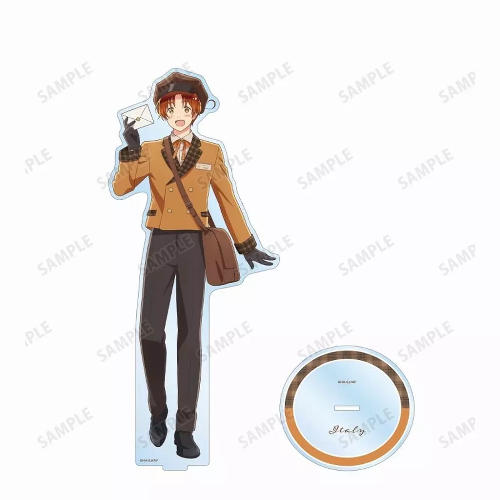 アクリルスタンド・アクリルパネル　イタリア 描き下ろし 郵便屋ver. 特大アクリルスタンド 「アニメ ヘタリア World★Stars アニメイトフェア in 2025」