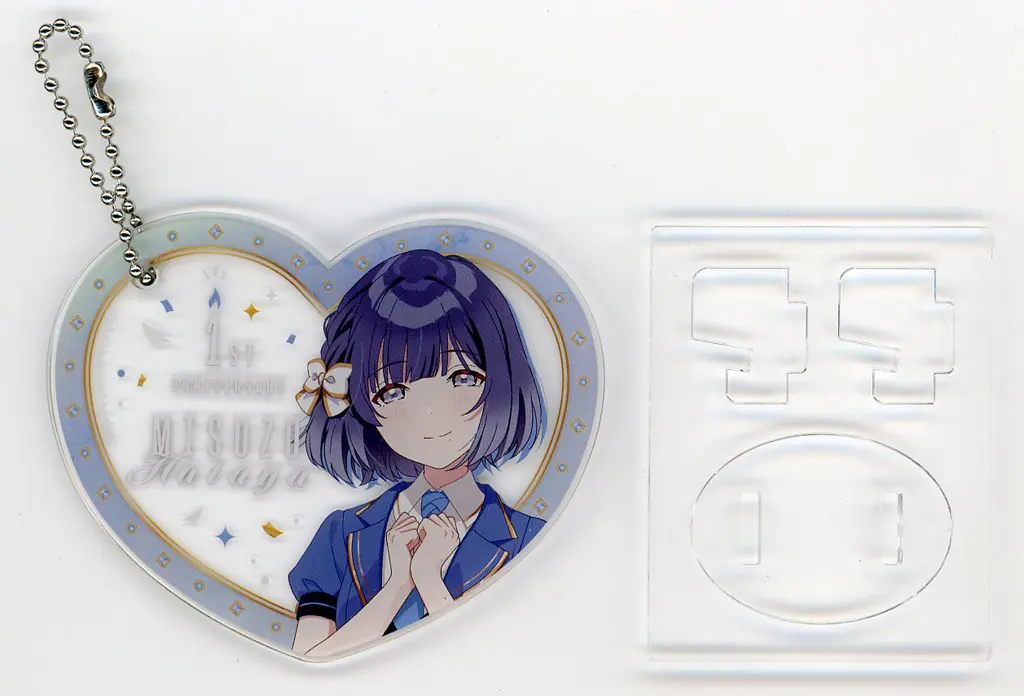 秦谷美鈴 The 1st Milestone ver. ぴくりあアクキー＆スタンド 「学園アイドルマスター Anniversary Celebration -The 1st Milestone-」