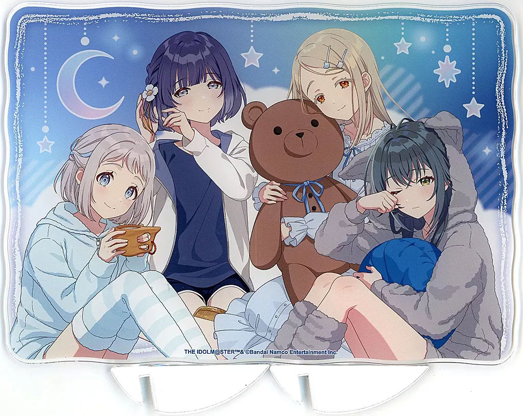 集合 描き下ろしアクリルアート 「あみあみオンラインくじ 学園アイドルマスター OYASUMI mode」 A-1賞
