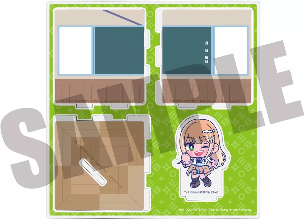 紫雲清夏 ジオラマ風アクリルスタンド 「学園アイドルマスター×にゅ～とろ」