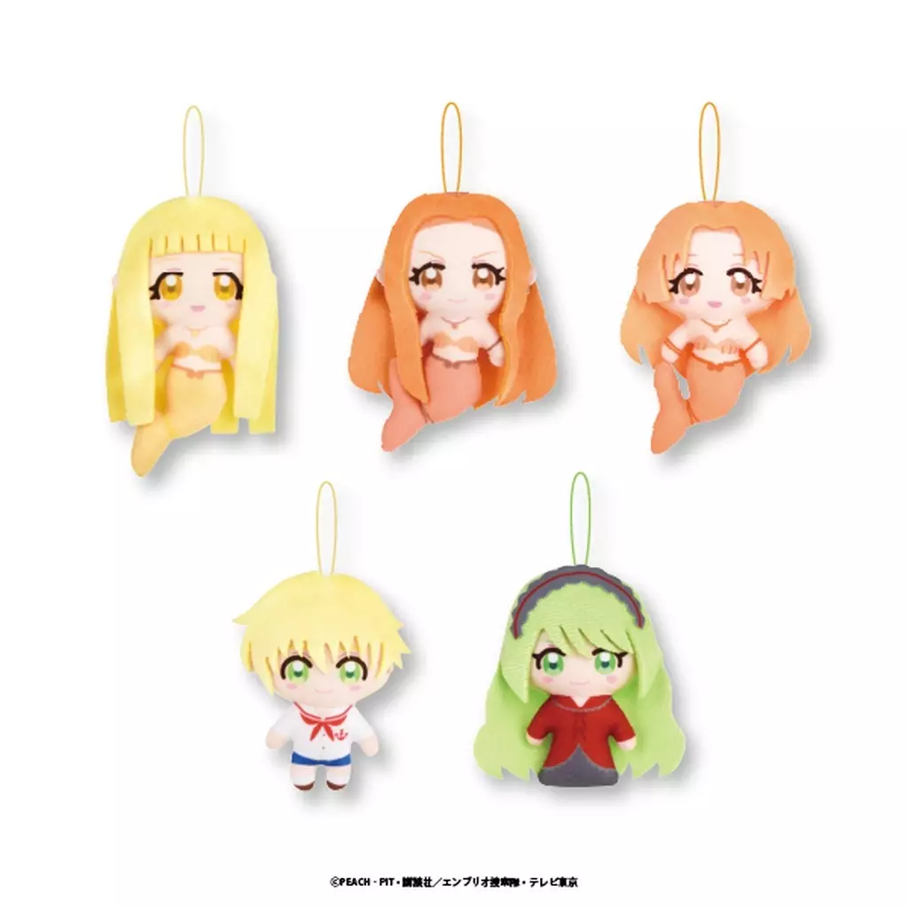 キーホルダー　全5種セット 「ぴちぴちピッチ かぷっこふれんず3」