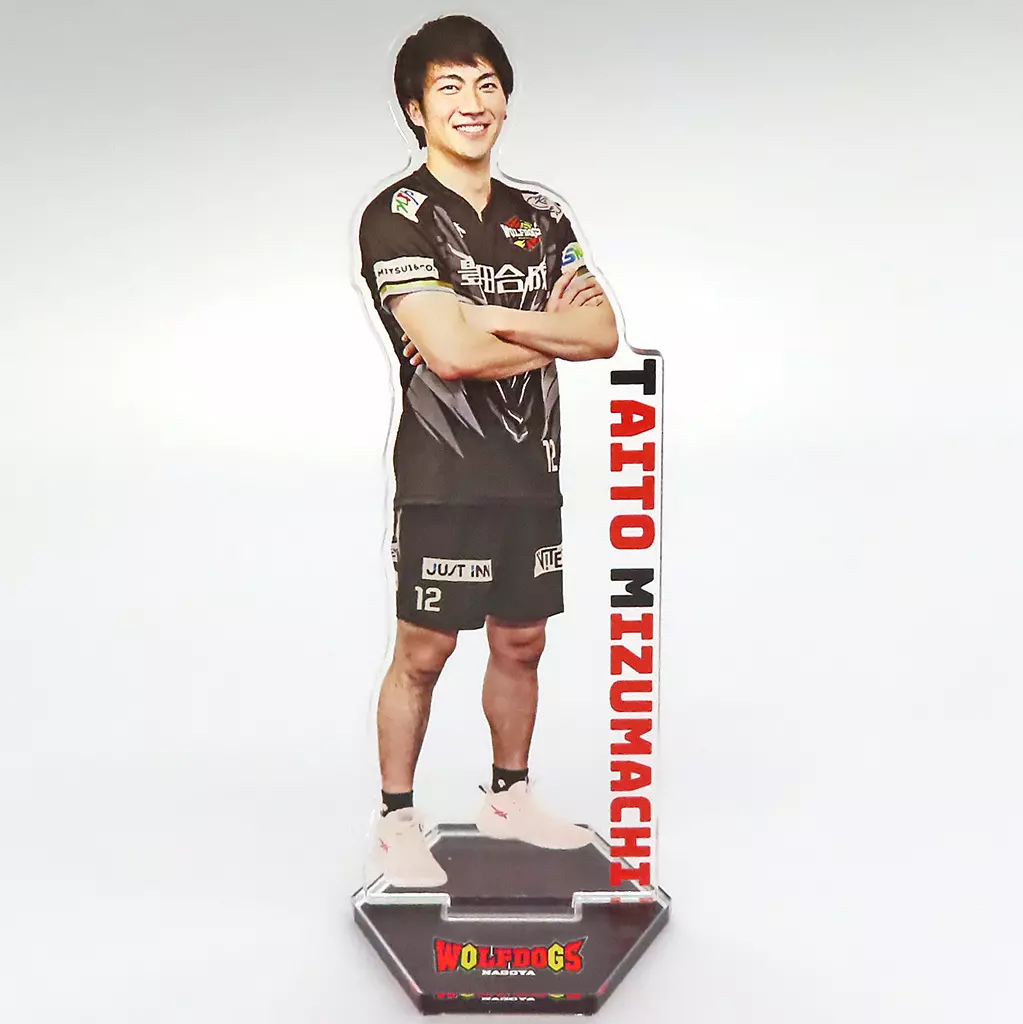 水町泰杜 ウルフドッグス名古屋 アクリルスタンド 駿河屋 -<中古>水町泰杜#12(ウルフドッグス名古屋)/黒ユニフォーム 23