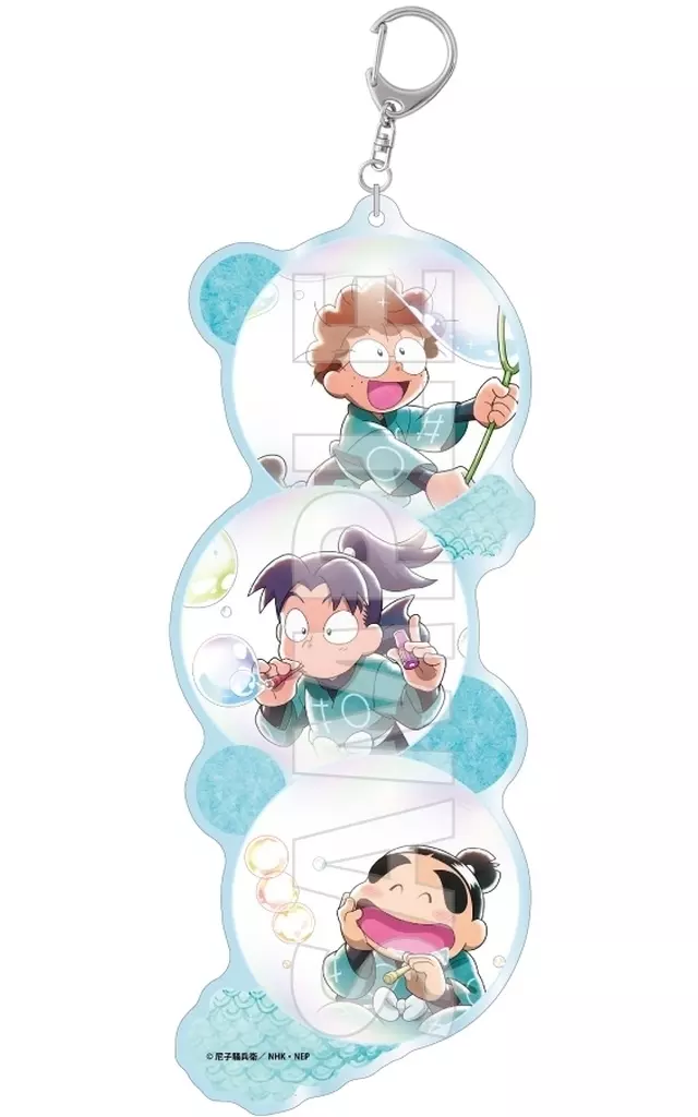 乱太郎＆きり丸＆しんべヱ シャボン玉作り!の段 アクリルBIG 「忍たま乱太郎」