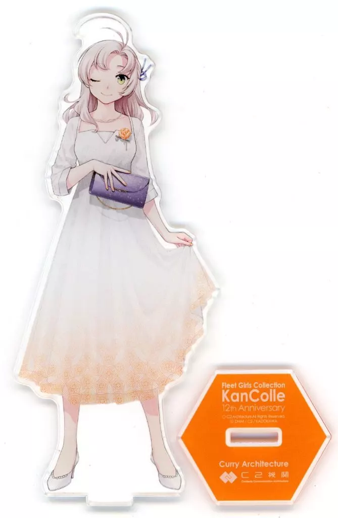 衣笠改二 Formal Dresses mode アクリルスタンド 「艦隊これくしょん～艦これ～ カレー機関 39th Sequence【Final】」_image