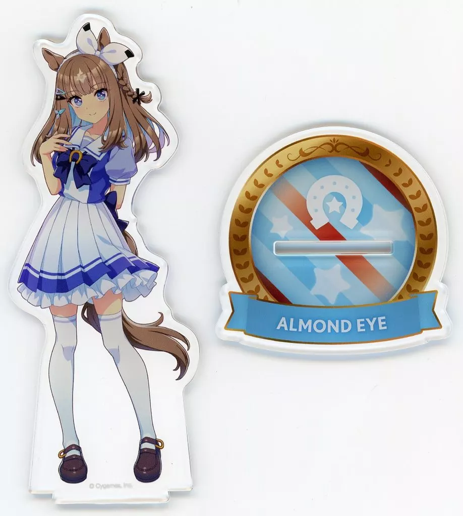 駿河屋 -<中古>アーモンドアイ 公式アクリルスタンド(制服Ver.) 「ウマ