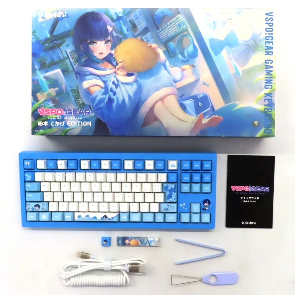 VSPO! GEAR 紡木こかげ 3点セット バラ売り可 □VSPO!GEAR ゲーミングキーボード 紡木こかげEDITION 入荷しました