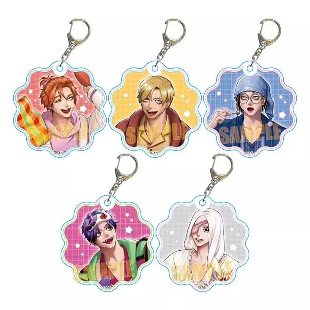 全5種セット 「ジャンケットバンク トレーディングアクリル パジャマパーティー」