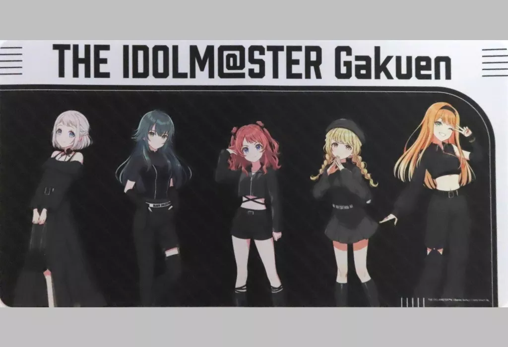 集合 ラバーマット 「学園アイドルマスター BLACK COLLECTION by ZOZOTOWN」