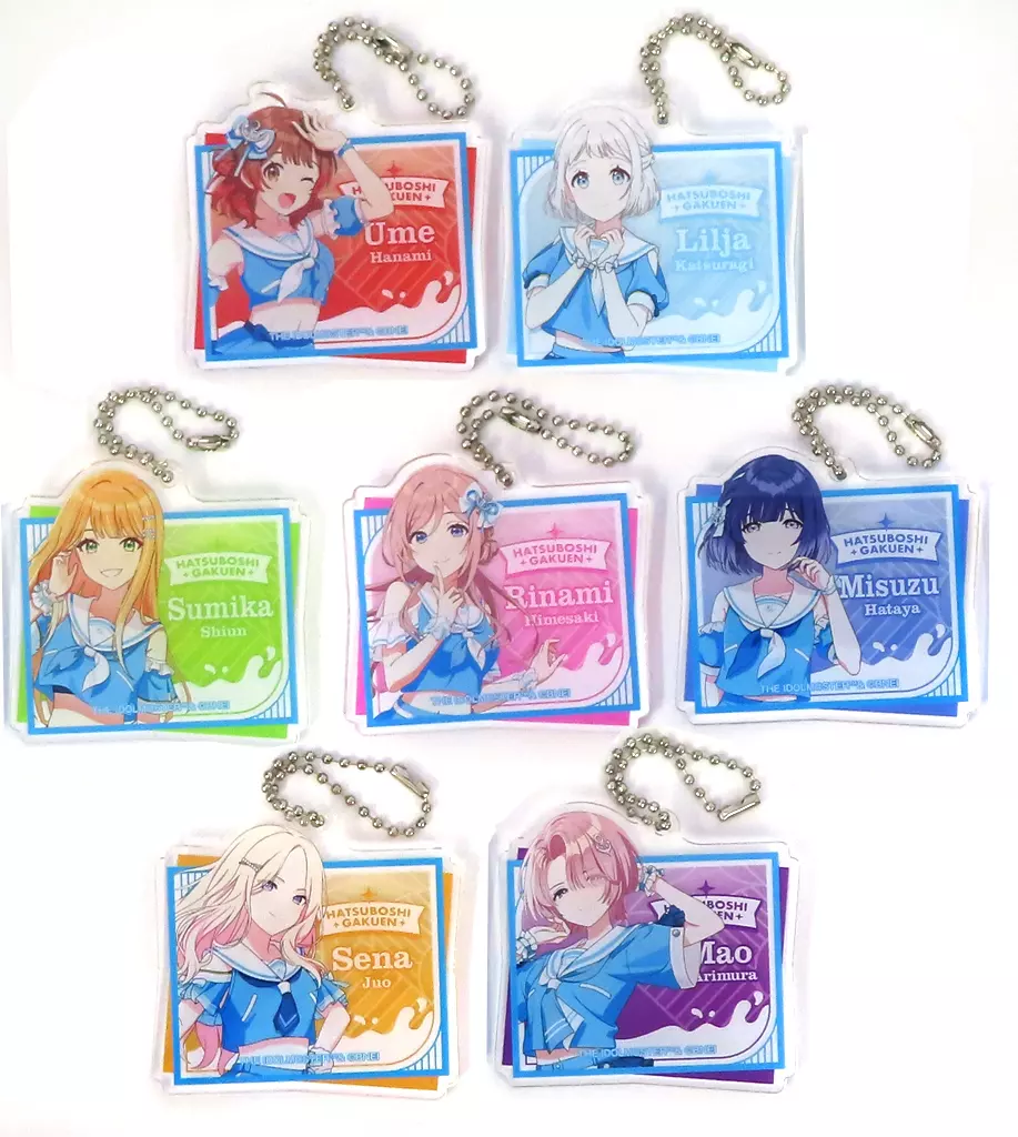 全7種セット 「学園アイドルマスター×ローソン アクリル」