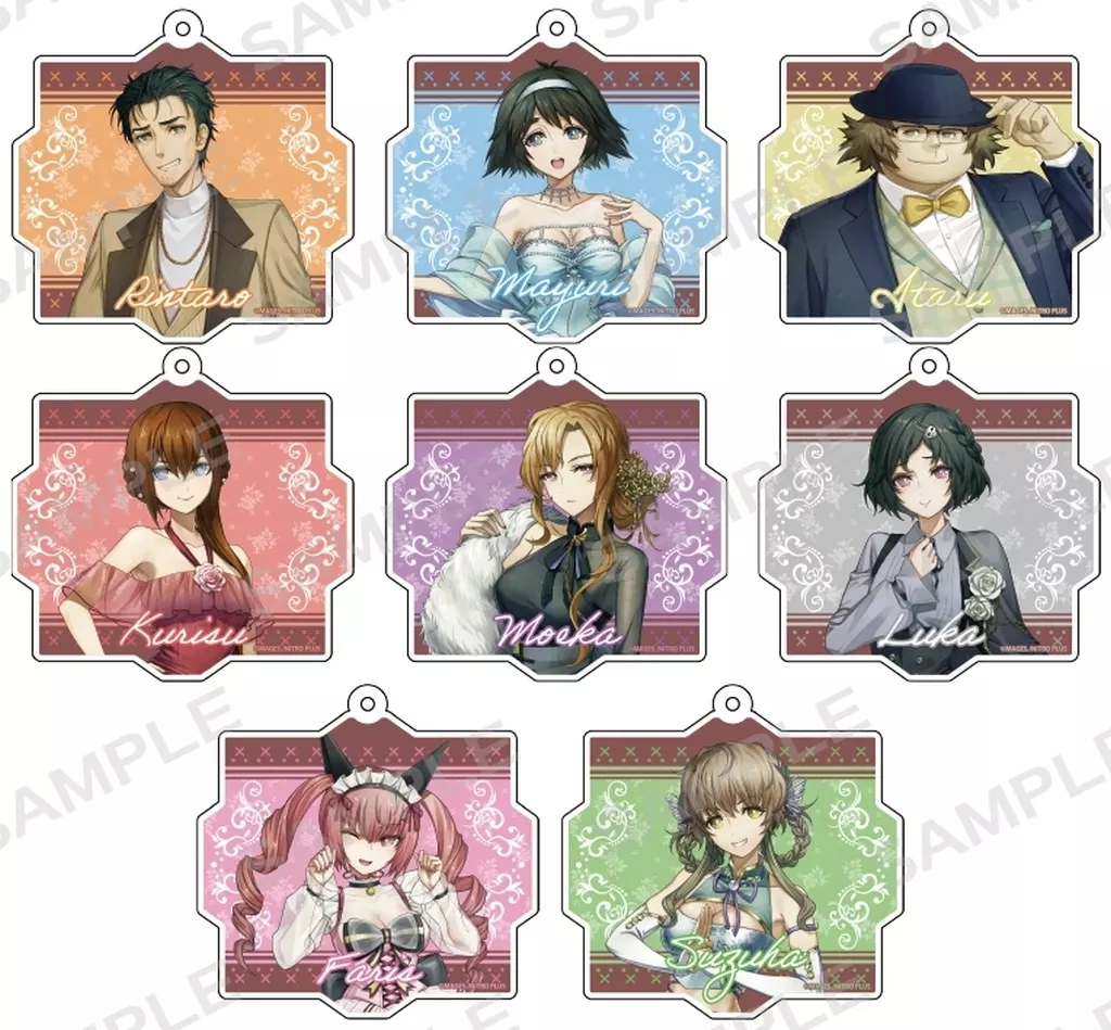 全8種セット 「STEINS;GATE トレーディングアクリル15周年記念ver.」