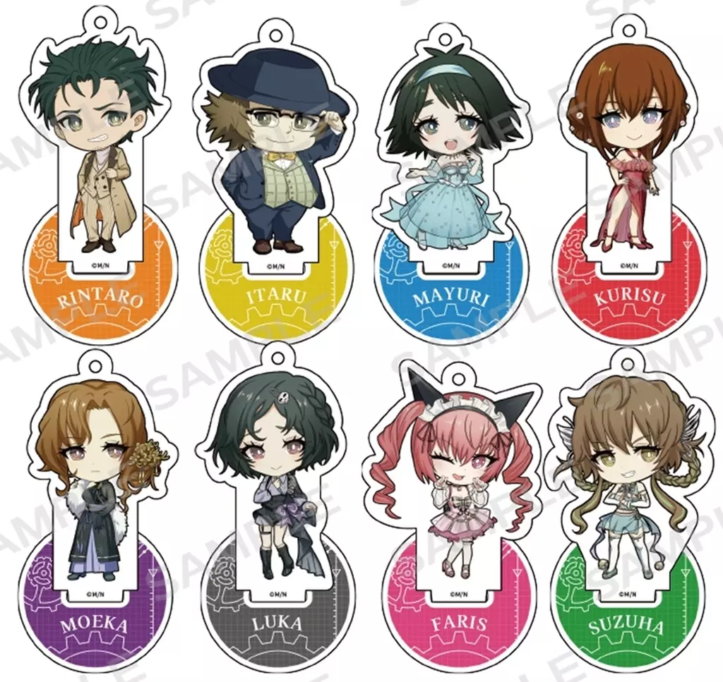 全8種セット 「STEINS;GATE トレーディングアクリルスタンド 15周年記念 デフォルメver.」