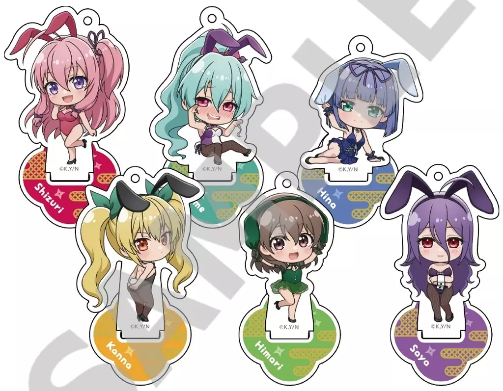 全6種セット 「ニートくノ一となぜか同棲はじめました トレーディングアクリルスタンド(デフォルメver)」