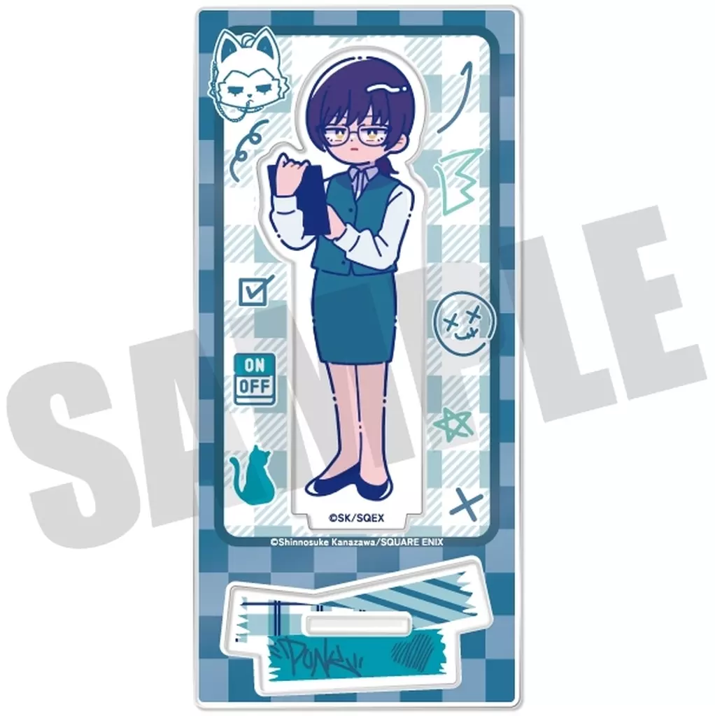 デザインA.阪久明(会社員) にゅ～とろ アクリルスタンド 「会社と私生活」_image