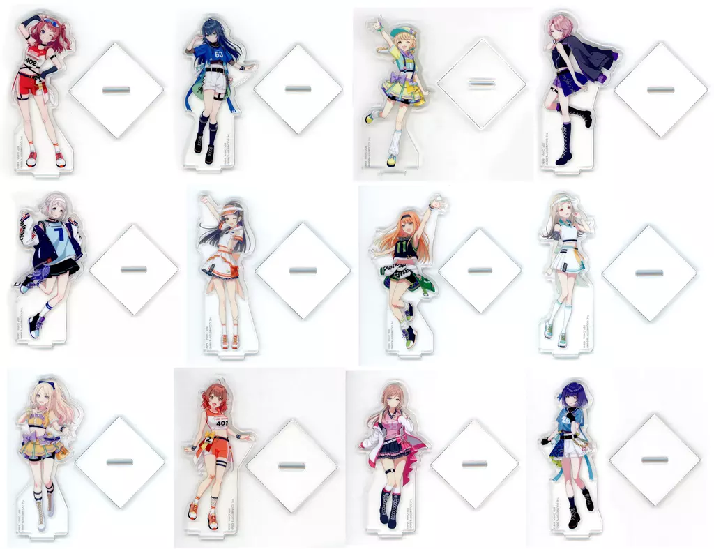 全12種セット 描きおろし アクリルスタンド 「一番くじ 学園アイドルマスター Part2」 H賞