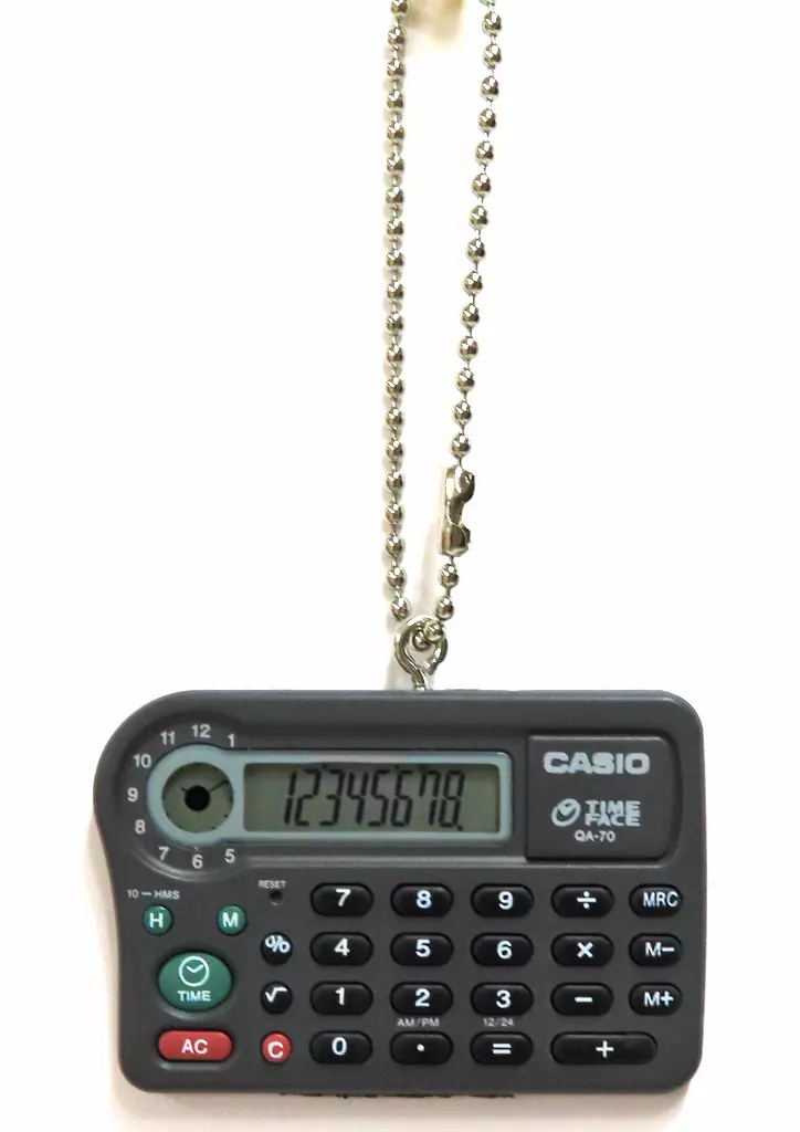 90’s QA-70 「CASIO ヒストリカル計算機 ミニチュアマスコット BOX版」