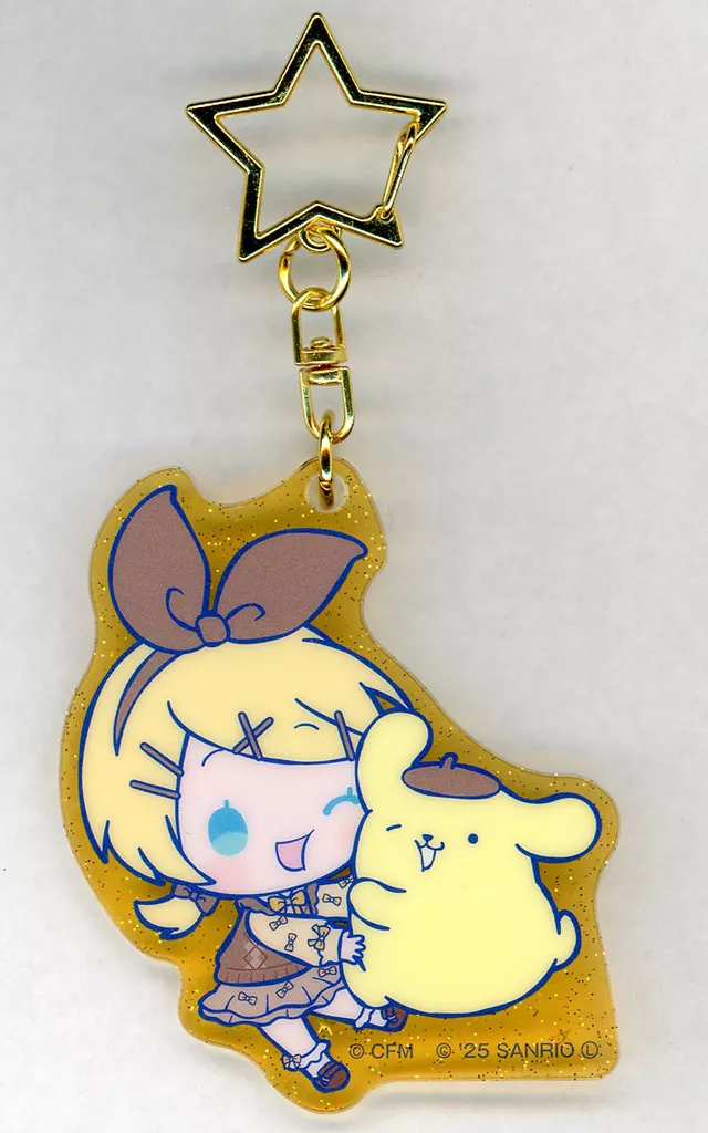鏡音リン×ポムポムプリン 「ピアプロキャラクターズ×サンリオキャラクターズ 第2弾 アクリル」 ファミリーマート限定