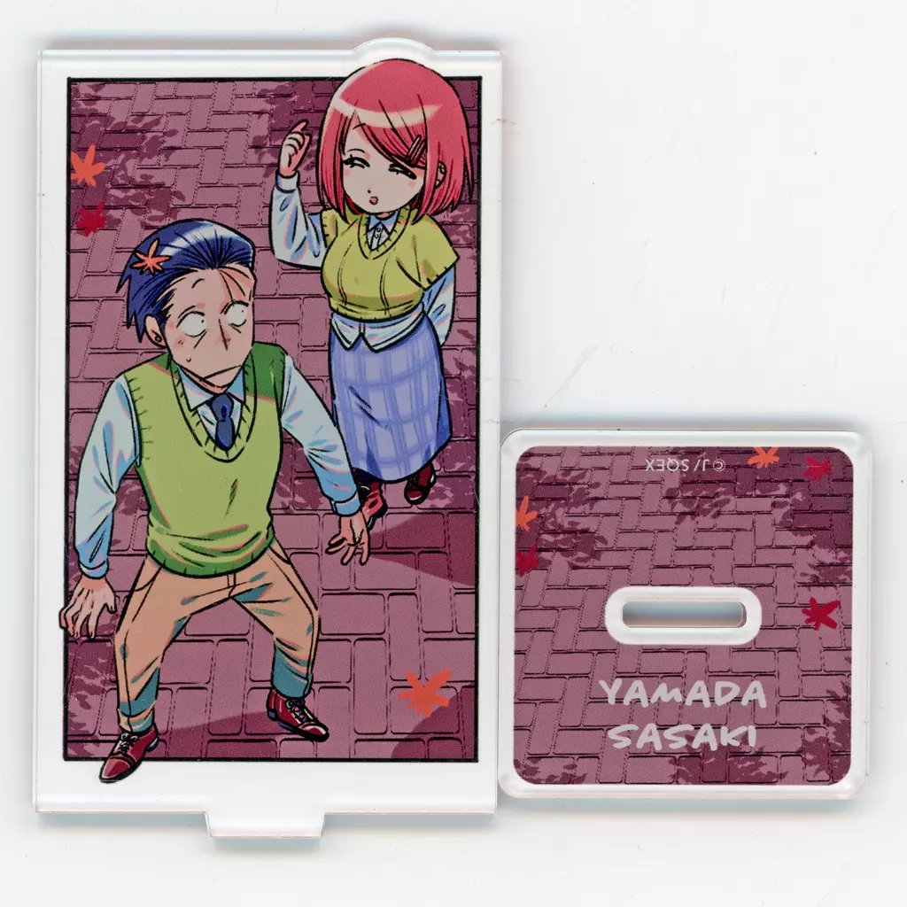 ヤニ吸う　アクリルパネル２種 ヤニ吸う アクリルパネル2種 スーパーの裏でヤニ吸うふたり