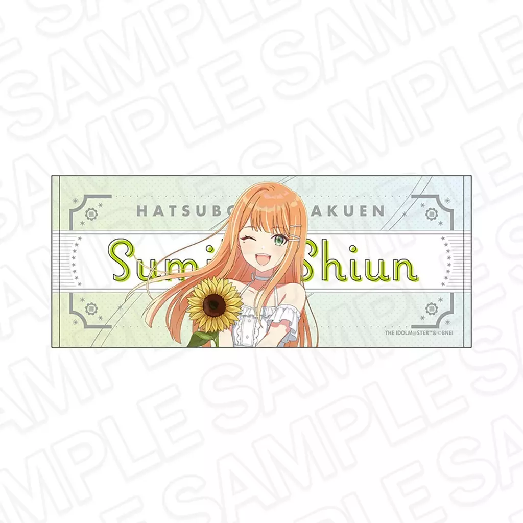 紫雲清夏 フェイスタオル sunflower ver. 「学園アイドルマスター POP UP SHOP」