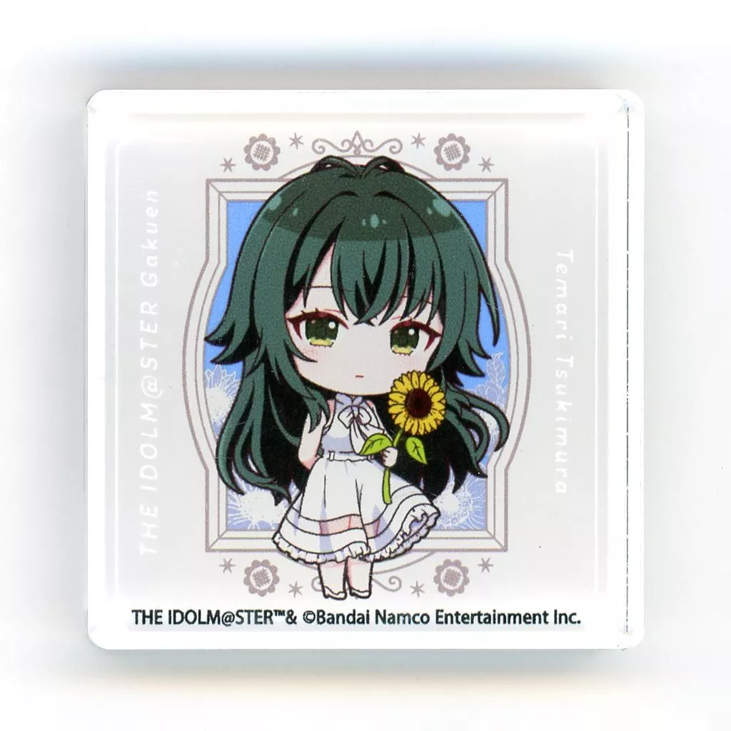 月村手毬 「学園アイドルマスター POP UP SHOP アクリルブロック sunflower ミニキャラ ver.」