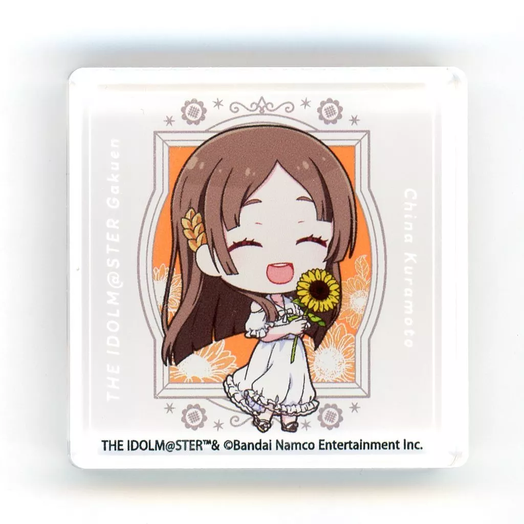 倉本千奈 「学園アイドルマスター POP UP SHOP アクリルブロック sunflower ミニキャラ ver.」