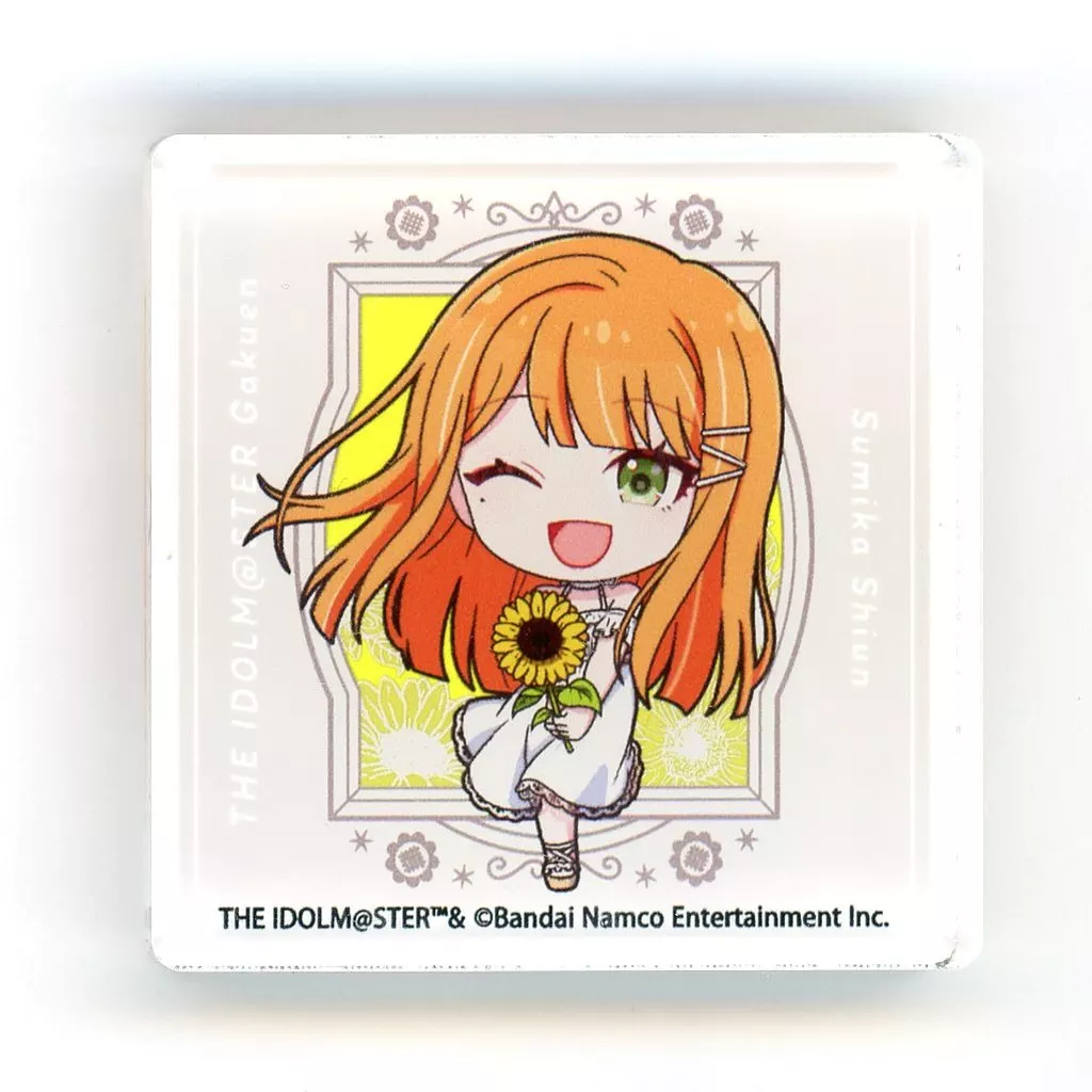 紫雲清夏 「学園アイドルマスター POP UP SHOP アクリルブロック sunflower ミニキャラ ver.」