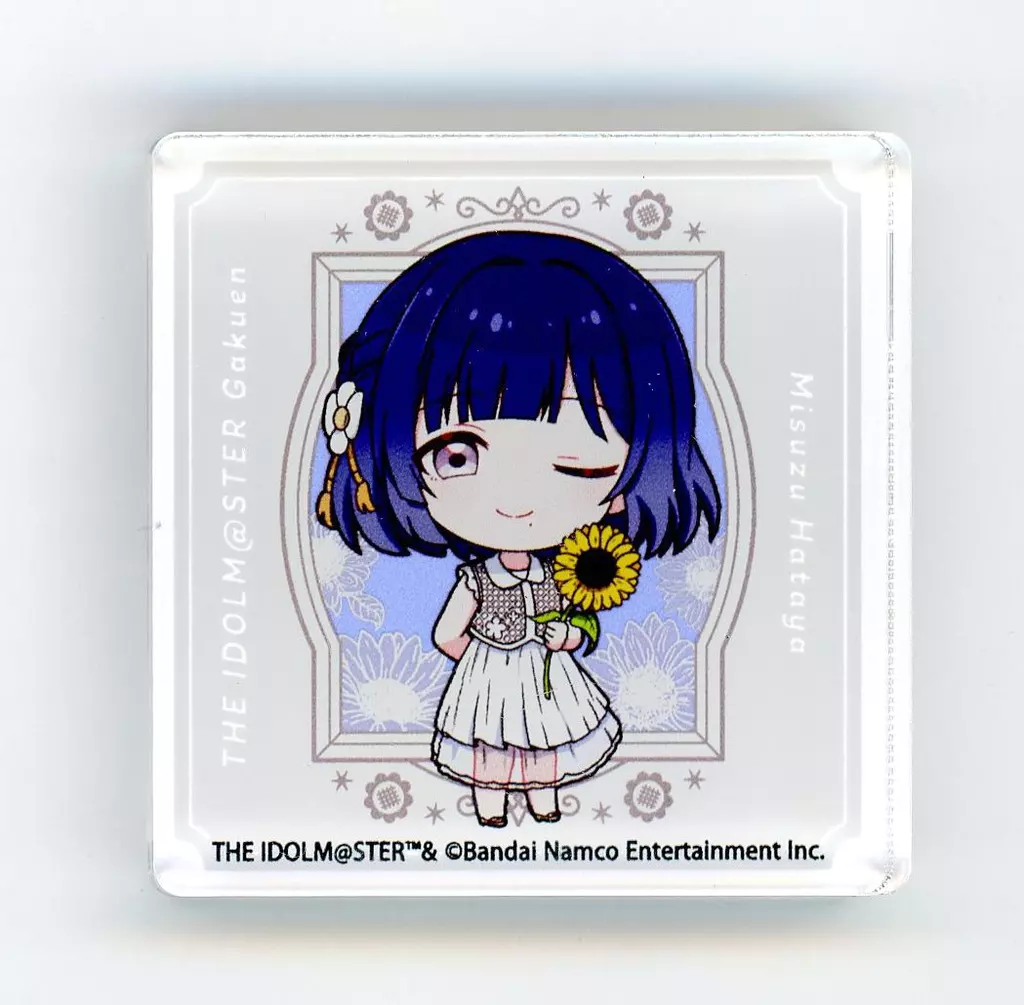 秦谷美鈴 「学園アイドルマスター POP UP SHOP アクリルブロック sunflower ミニキャラ ver.」