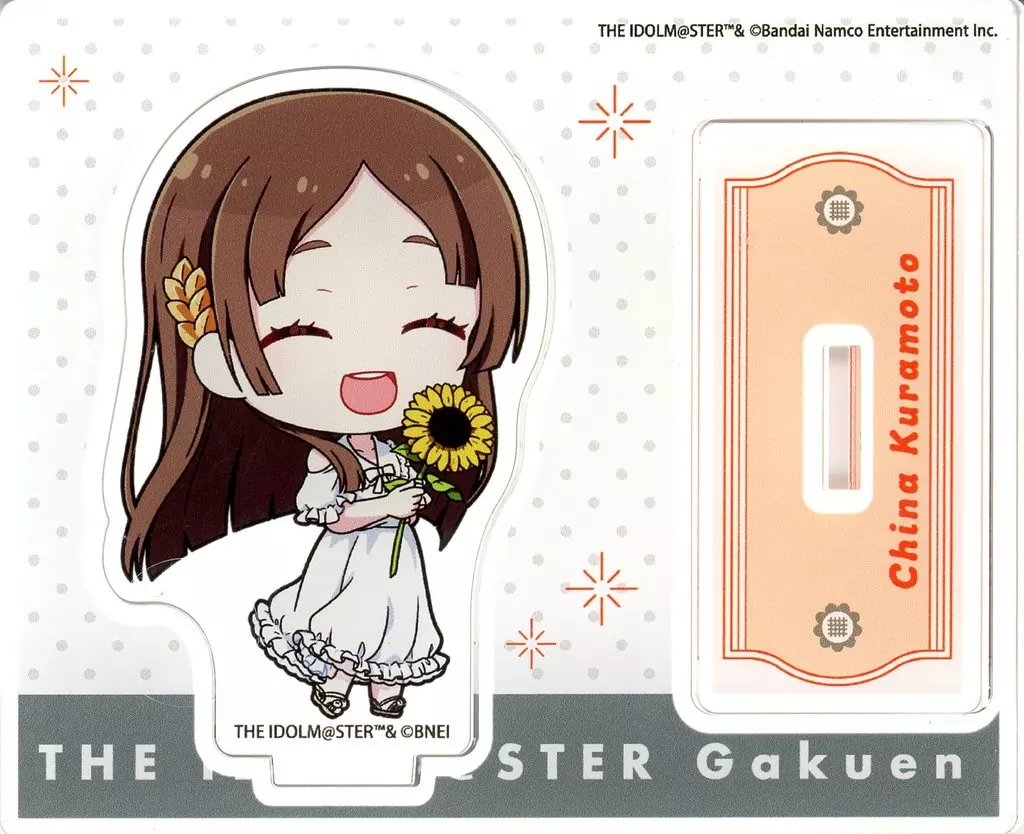 倉本千奈 アクリルスタンド sunflower ミニキャラ ver. 「学園アイドルマスター POP UP SHOP」