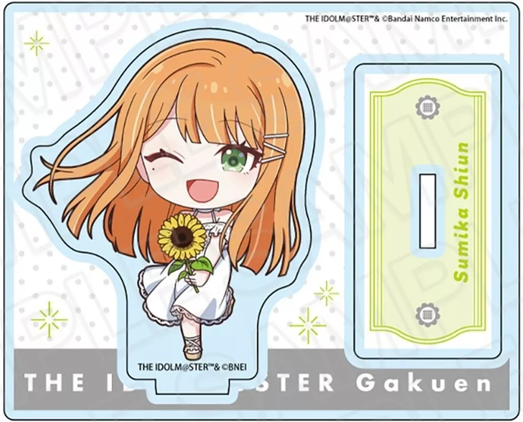 紫雲清夏 アクリルスタンド sunflower ミニキャラ ver. 「学園アイドルマスター POP UP SHOP」