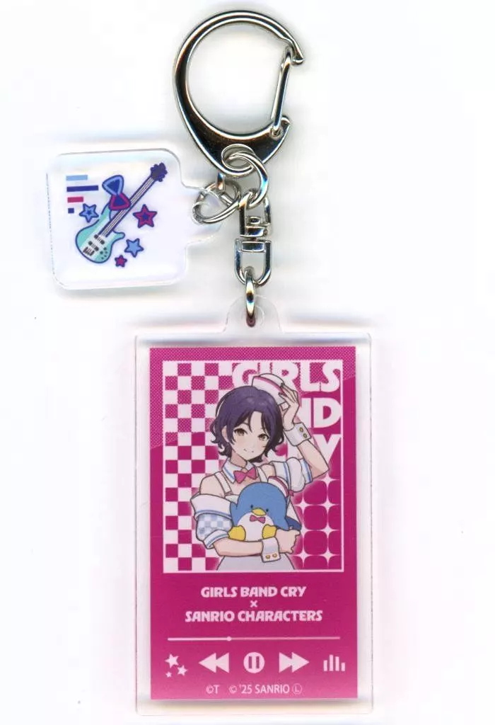 ナナ×タキシードサム 「ガールズバンドクライ×サンリオキャラクターズ POP-UP SHOP パーツ付きアクリル 01.等身デザイン(コラボイラスト)」