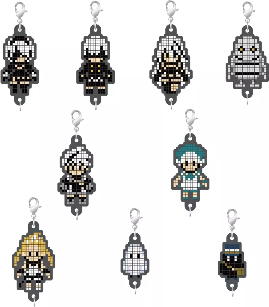 全9種セット 「NieR Series ラバーコレクション ドット絵ver. Vol.2」