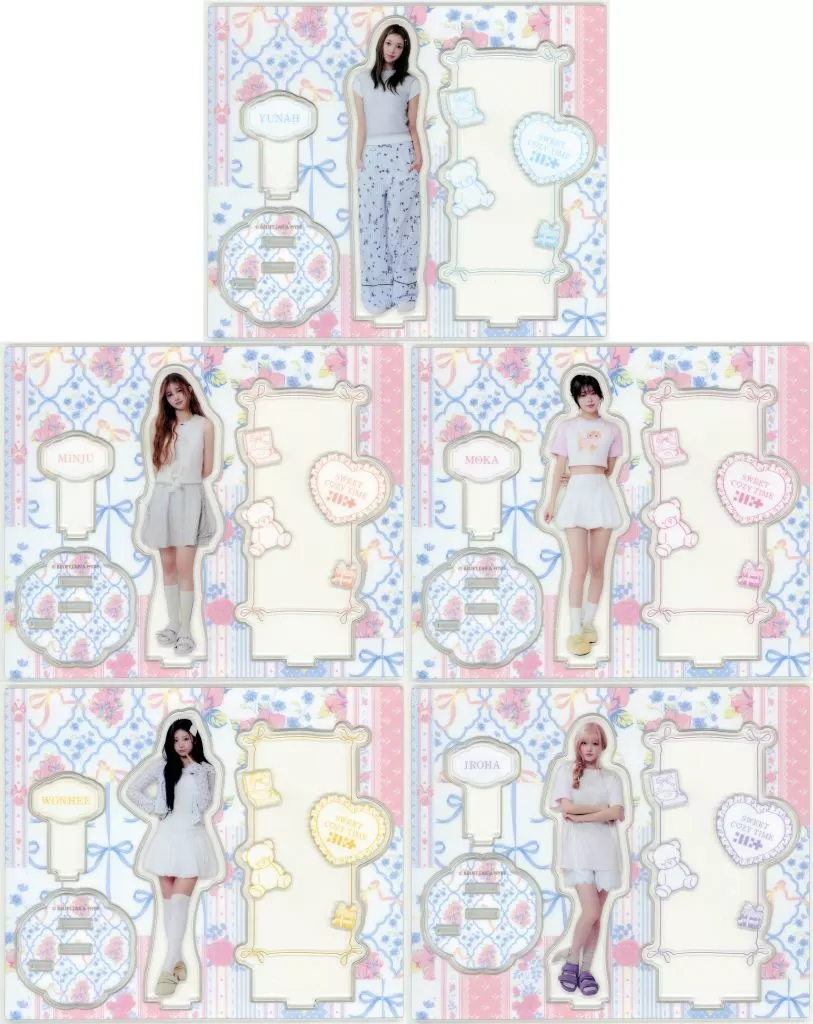 ILLIT SWEET COZY TIME アクリルスタンド まとめ売り　71点 ILLIT エニマイくじ SWEET COZY TIMEA賞& C賞 アクリルスタンド 5種