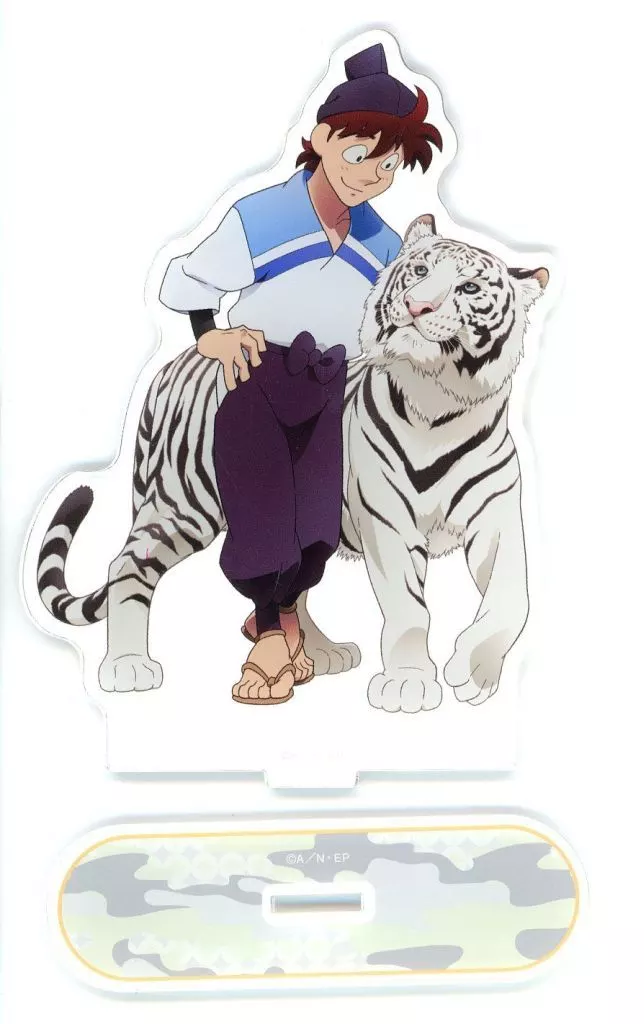 土井半助 描き下ろし みんなで飼育実習の段ver. BIGアクリルスタンド 「忍たま乱太郎×東武動物公園 ～みんなで飼育実習の段～」_image
