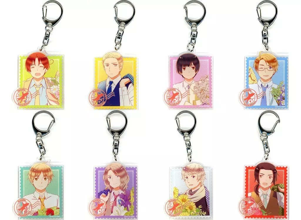 全8種セット 「ヘタリア World★Stars POP-UP SHOP in TreeVillage アクリルコレクション ポップトーン」