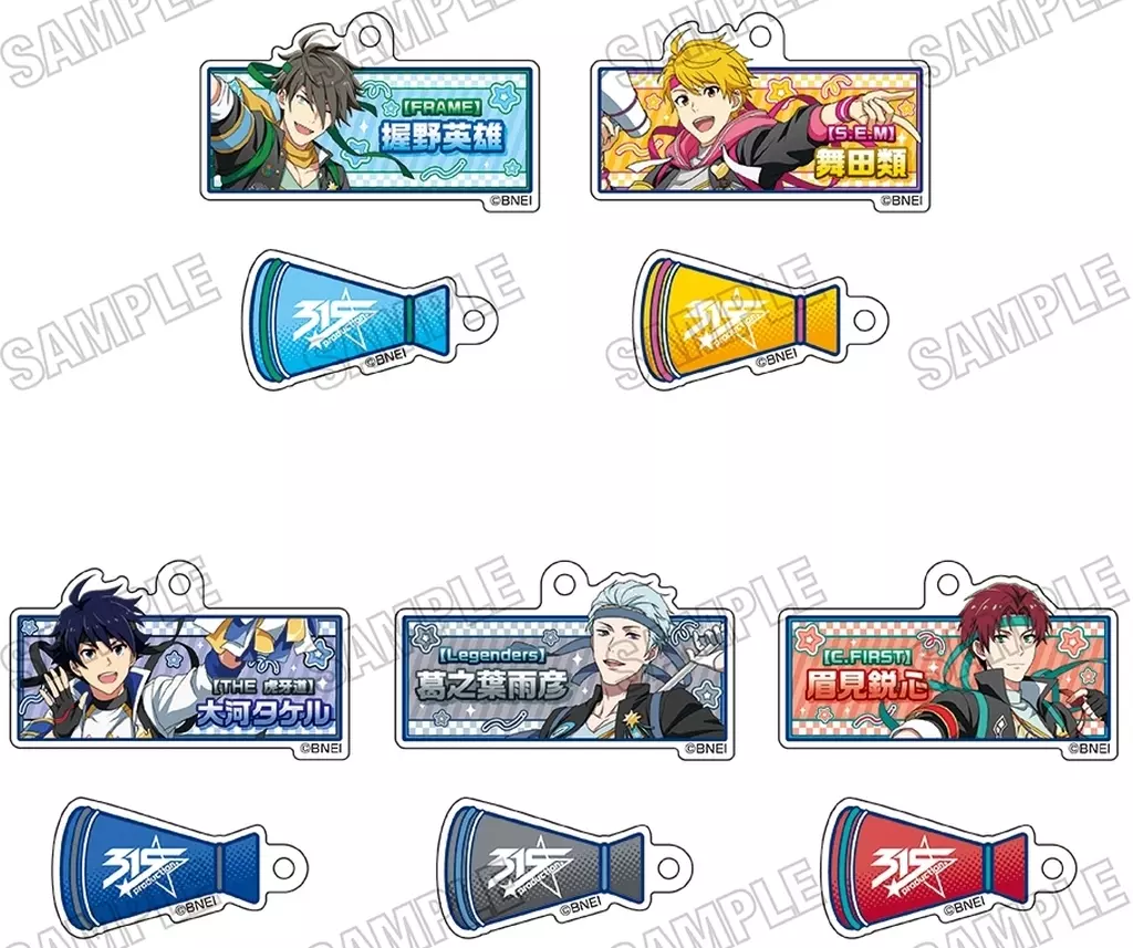全5種セット 「アイドルマスター SideM 描き下ろしアクリルコレクション」