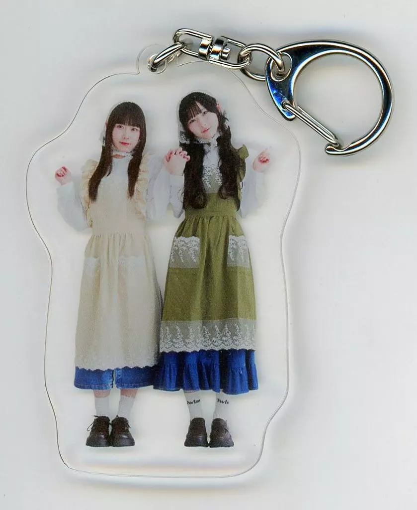 島村嬉唄＆逃げ水あむ(きゅるりんってしてみて/手を繋ぐ) トレーディングペアアクリル 「Kyururin Wonderland Cafe」