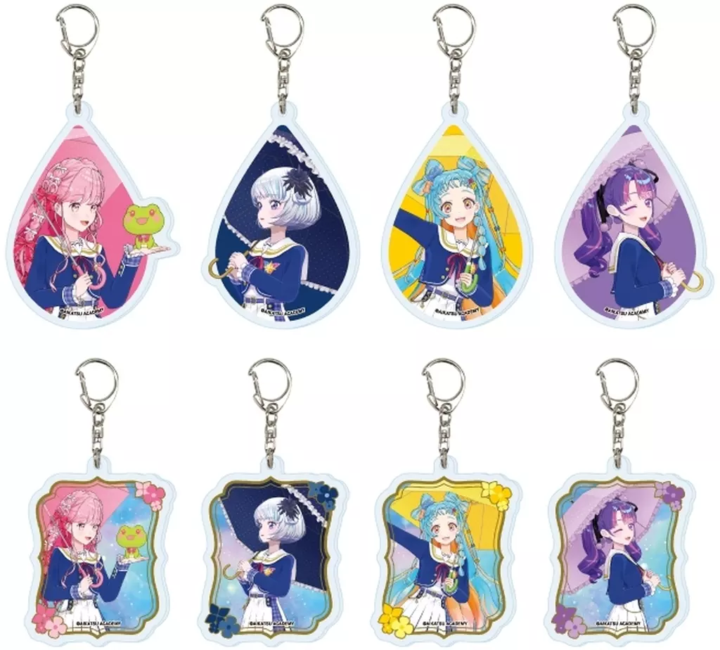 全8種セット 「アイカツアカデミー! アクリル 01.梅雨ver.(撮り下ろし)」