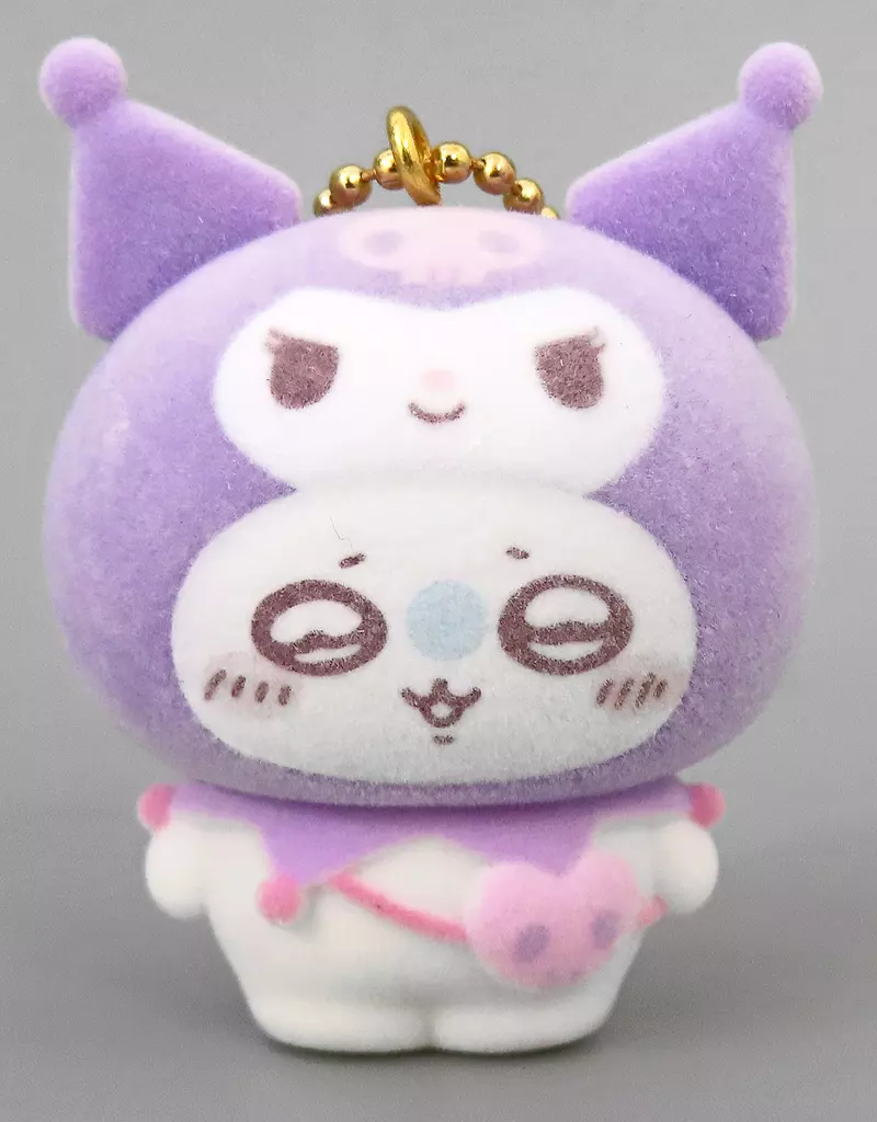 モモンガ(クロミ) 「ちいかわ なんか小さくてかわいいやつ×サンリオキャラクターズ シークレットフロッキーマスコット」