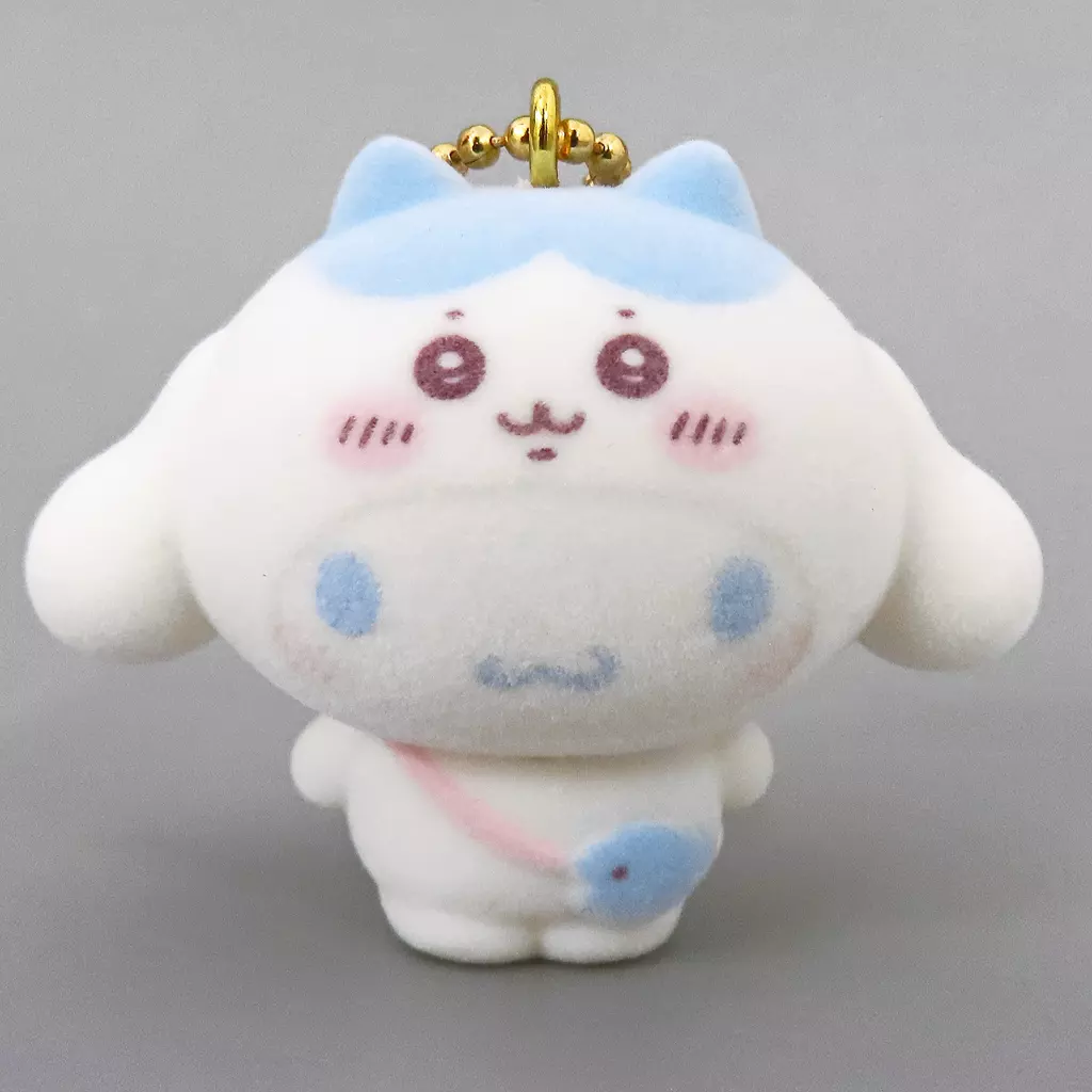 シナモロール(ハチワレ) 「ちいかわ なんか小さくてかわいいやつ×サンリオキャラクターズ シークレットフロッキーマスコット」