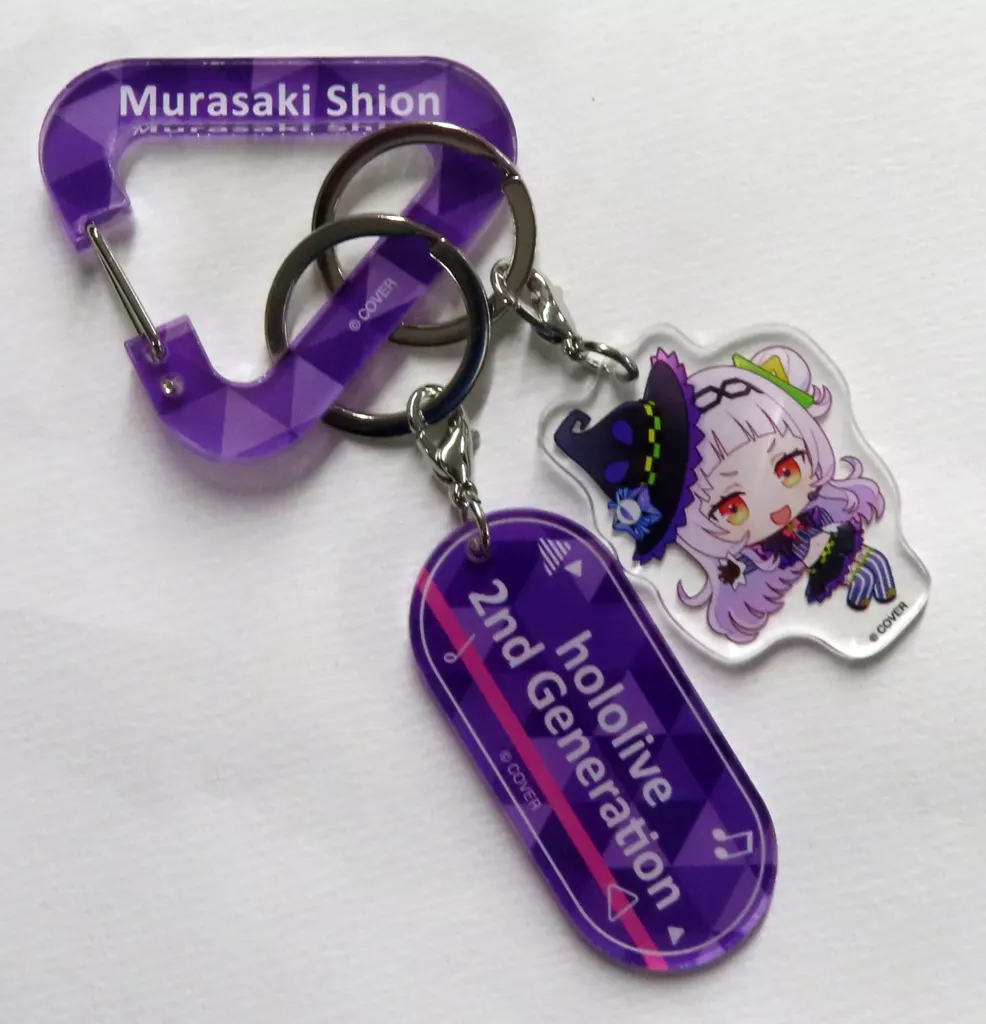 紫咲シオン ホロmini ボーカルシリーズ ホロライブ2期生 カラビナチャーム 「バーチャルYouTuber ホロライブ」