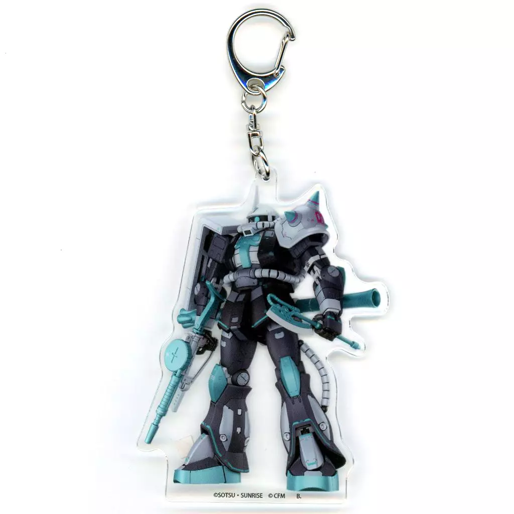 MS-06S ザクII 初音ミクVer. アクリルチャーム 「ガンダム45周年×初音ミク」