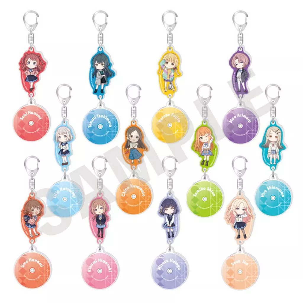 全12種セット 「学園アイドルマスター アクリルカード ～favorite series～ CDアクリルチャーム」